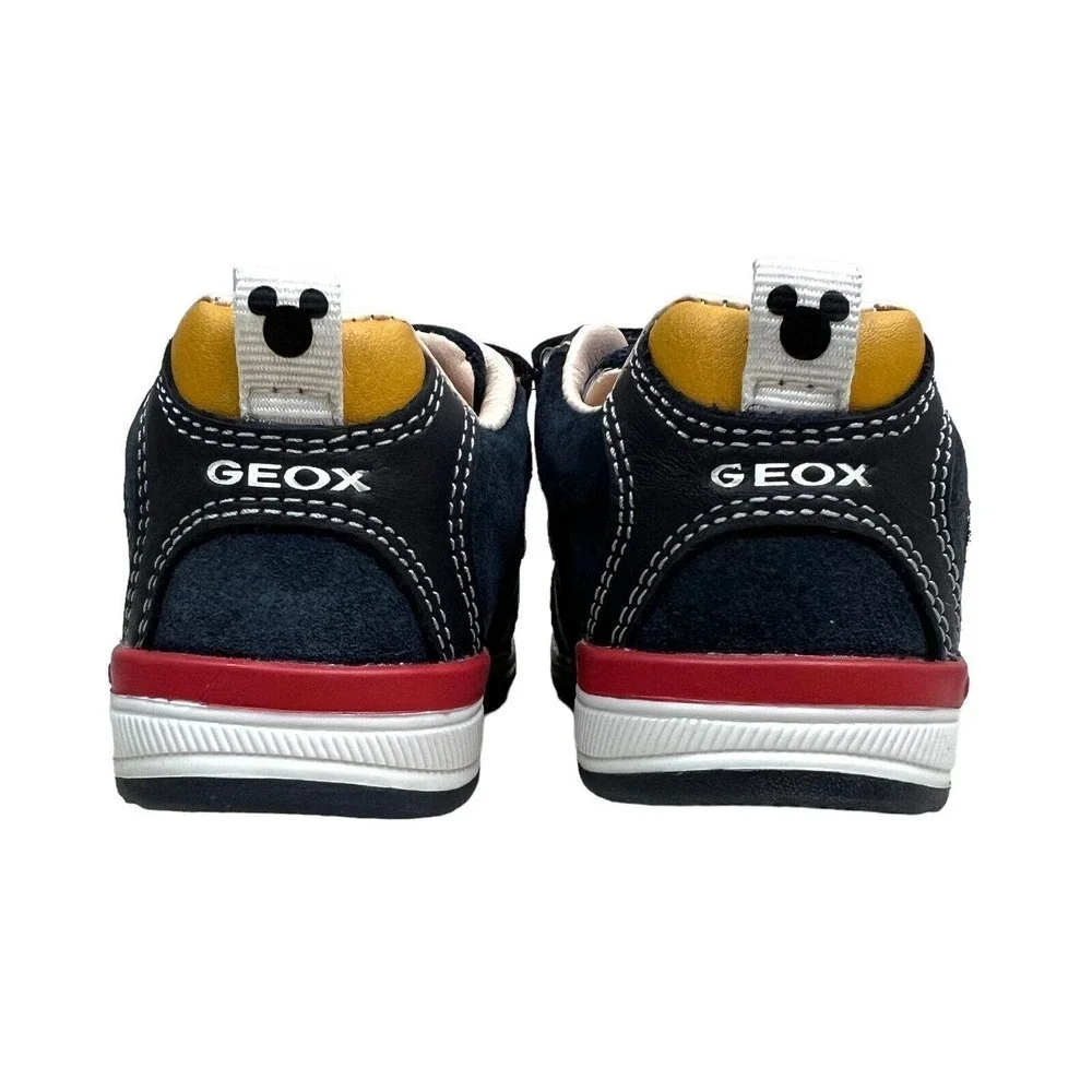 Geox Respira Disney Sneaker Mickey Mouse‎ Duo Monk Straps Baby Boy Blue Size 4